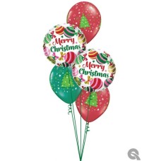 Bukiet 1092 Make it Merry! Qualatex #15025-2 52964-3